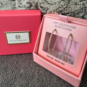 NEW House of Harlow 1960 Hoop Earrings